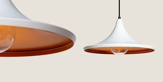 6403-blanco lampara couple en blanco interior dorado elekam led oferta outlet